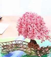 Pop Up Anniversary Card, 3D Love Tree Hearts Couple Wedding Card for Her, Wife, Husband, Him, Couple; Ideal Gift for Wedding, Romantic Birthday, Anniversary, Valentines, Mothers Day, 6x8 inch