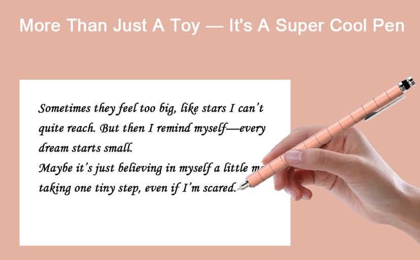 Fidget Gel Pen Teens Girls Gifts Idea - Cool Gadget for 13+ Year Old Girls Birthday Christmas Stocking Stuffer Graduation Back to School Valentine Gift, Fun Decompression Pen for Writing & Fidgeting