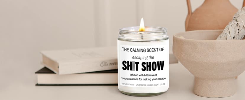 Sarcastic Candles, Going Away, Goodbye, Farewell Gifts for Coworkers - Retirement, Coworker Leaving Gifts for Women, Men - Leaving Job, Moving Away Presents for Friends, Boss, Work Bestie