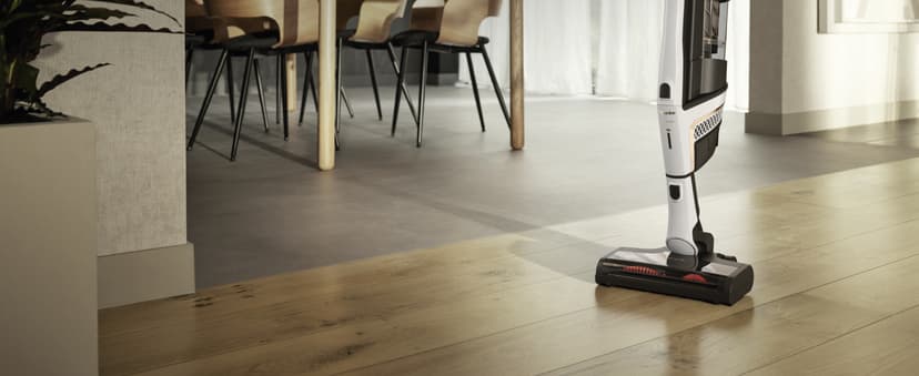 Miele Triflex HX2 Cordless Stick Vacuum Cleaner, 60 min runtime, Lotus White / Rose Gold