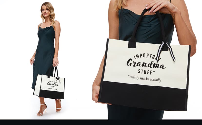 FORBIDDEN PAPER Gifts Tote Bag Important Stuff Tote Gift Gifts Birthday for Shopping Bag Grocery Bag Utility Tote