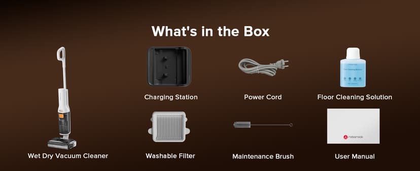 roborock F25 GT Vacuum Mop All in One, Wet Dry Vacuum Cleaner Cordless, 20000Pa Floor Cleaner Machine for Tile Hardwood Wood Vinyl Floor, Edge to Edge Self Cleaning Electric Mop with 180° Lie-Flat