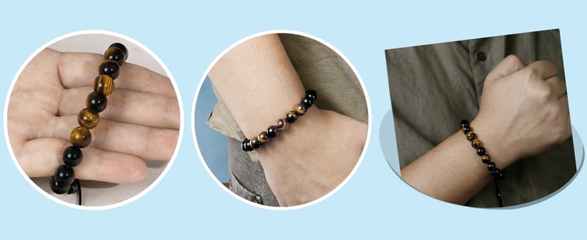 Sereney Christmas Gifts for Him Son Boys Bonus Dad Father Men Boyfriend Grandson Friend as Triple Protection ID Bracelets Birthday Gifts for 9 10 11 12 13 15 16 17 18 21 30 40 50 60 Year Old Men