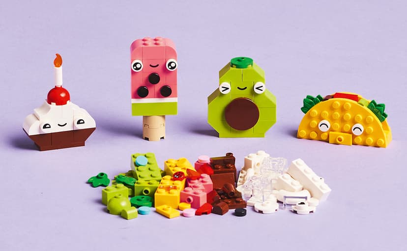 LEGO Classic Creative Food Friends Building Toy Set - Pretend Play Food for Kids, Boys and Girls, Ages 4+ - Learning and Educational Toy for Preschool - Gift Idea for Birthdays - 11039