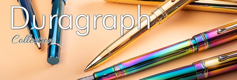 YIVONKA Ballpoint Pen Luxury Ballpoint Line Black Refill width 0.5mm Gift Set for Men & Women Professional Executive,Office,Nice BallPens Classy Gift Box (Silver)