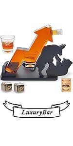 Football Whiskey Decanter Set with Glasses Spout Football Chiller,47oz Whiskey Decanter Sets for Men,Tequila Liquor Decanters for Alcohol Bourbon Gifts for Men Gifts for Dad Boyfriend Him Husband