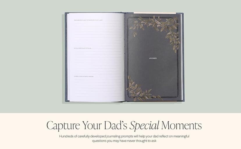 Dad's Story Journal (Linen Hardcover): A Memory and Keepsake Journal for My Family (Heirloom Story Books and Guided Journals)