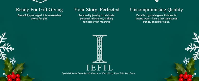 Iefil Christmas Gifts for Wife Women - 925 Sterling Silver Double Birthstone Necklace, Anniversary Birthday Gifts for Women, Jewelry Gift for Wife Girlfriend Mom Her