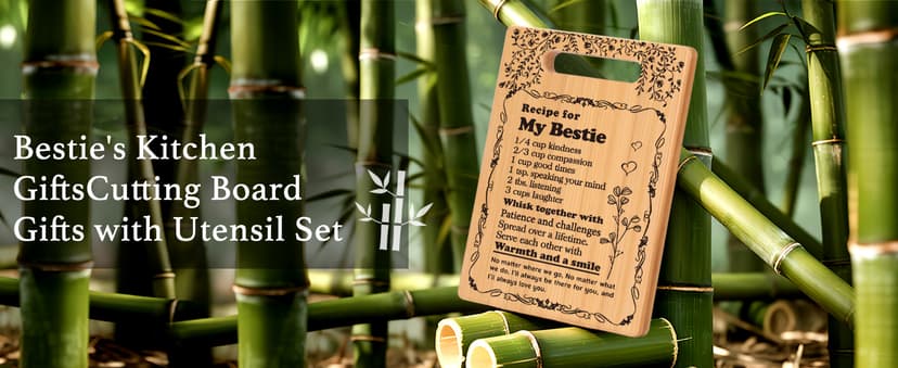 To My Bestie Gifts for Friendship Gifts for Women Friends Birthday Christmas Gifts Ideas for BFF Bestie Soul Sister Bestie Gifts for Women Friend BFF Gifts Best Friend Cutting Boards for the Kitchen