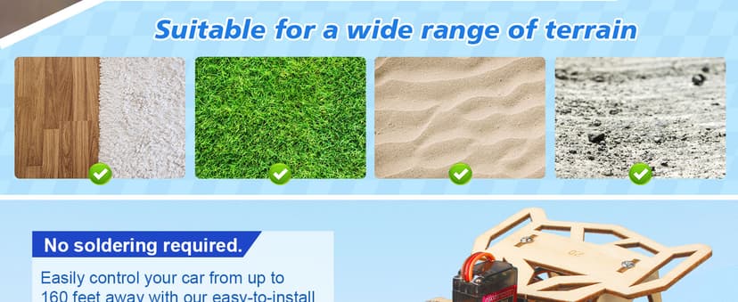 Poraxy STEM Kits for Kids 8-10, STEM Toys for Boys Age 8-12, Remote Control Car, Wooden 3D Puzzles 8-13 Science Projects Building Model, Birthday Gifts for 8 9 10 11 12 13 14 Year Old Teen Boys Girls