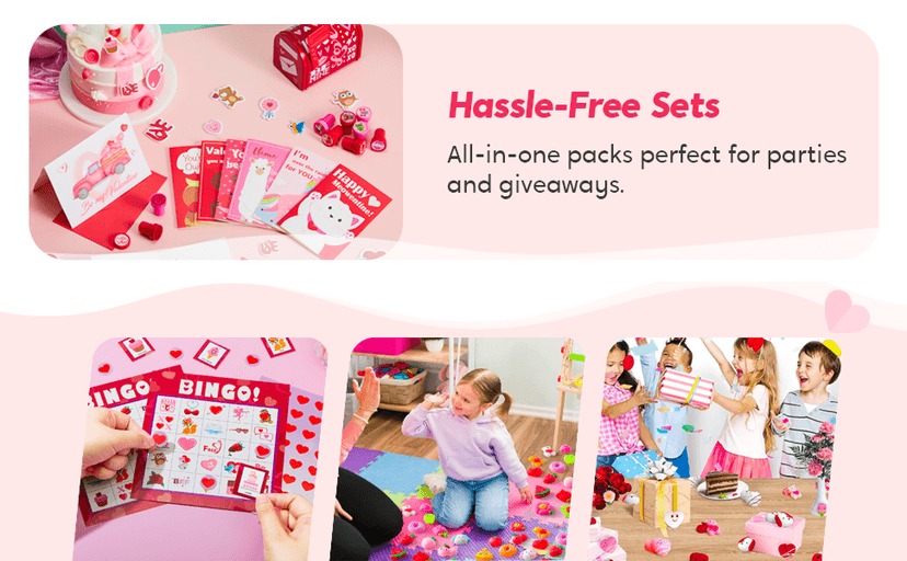 JOYIN 28 Packs Heart Shape Stress Ball with Cards Stress Relief Fidget Toy for Valentine Party Favors, Classroom Prize Supplies, Valentine’s Greeting Cards, Valentine Exchange Gifts