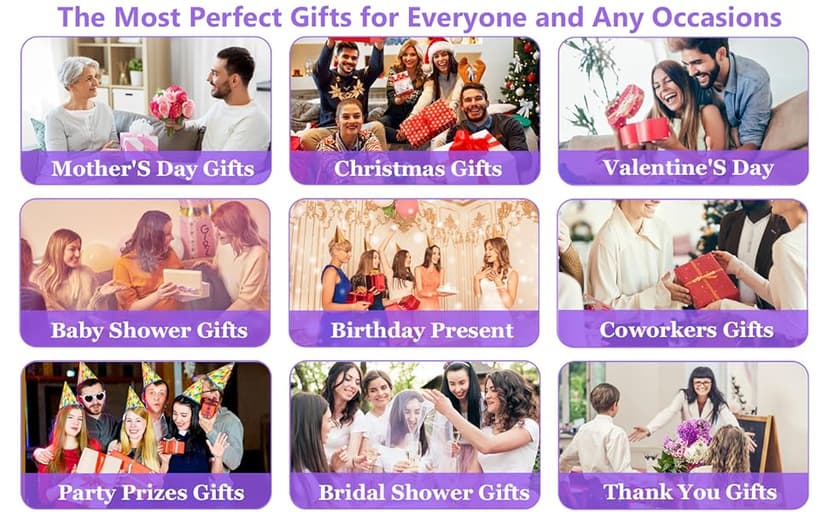 38 Pack Hand Cream Gifts Set,Mothers Day Gifts,Thank You Gifts,Nurses Week Gifts,Bridesmaid Gifts,Gifts for Women,Natural Plant Fragrance Hand Lotion Travel Size Mini Hand Cream for Dry Cracked Hands