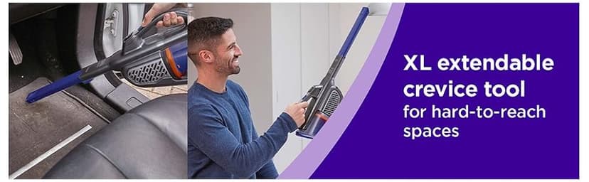 BLACK+DECKER dust buster Handheld Vacuum Cordless, Pet Hair Vacuum, Portable for Home and Car with Pet Brush, Rechargeable, Powerful Suction, Washable Bowl Filter,furbuster AdvancedClean (HHVK515JP07)