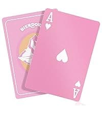 BIERDORF Diamond Waterproof Black Playing Cards, Poker Cards, HD, Deck of Cards (Black)