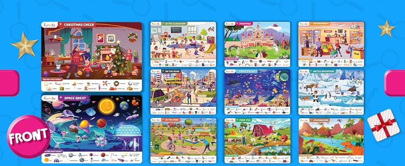 Search and Find for Kids & Toddlers - Preschool Learning Activity Book, Art and Craft Supplies, Seek Find Games, Birthday Gifts for Girls & Boys, Educational Toys for Ages 3, 4, 5, 6 Year Old