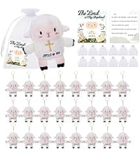 Jesus Stuffed Animal Religious Gifts - My Friend Jesus Plush Doll First Communion Stuffed Animal Bible Pillow Book Perfect for Kids' Gift Toy Pillows Blue 11 Inch