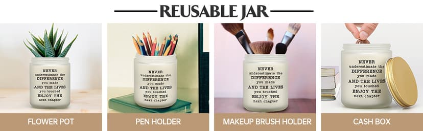 Goodbye Gifts for Coworkers, Retirement Gifts for Women, Going Away Farewell Moving Away Gift for Friends Teachers, Inspirational Gift, Lavender Candle