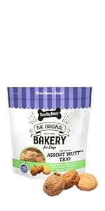 Three Dog Bakery Classic Cremes Baked Dog Treats, Golden with Peanut Butter Filling, 13 oz,Brown,310077