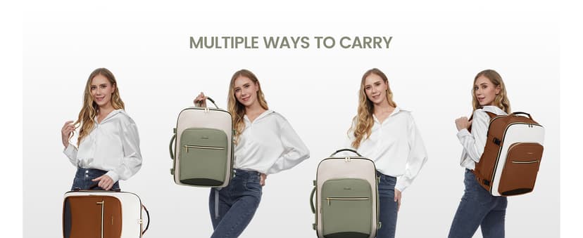 LOVEVOOK 40L Travel Backpack for Women & Men, Airline Approved Carry On Luggage with 3 Packing Cubes, TSA Overnight Bags, Waterproof Personal Item Bag, Weekender Essentials Backpacks fits 17" Laptop