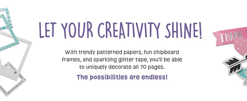 Pretty Me DIY Journal Kit for Girls - Gift for 8-14 Year Old Girl - Cool Birthday Gifts Ideas for Teens - Fun, Cute Art & Crafts Kits for Tween Teenage Kids- Scrapbook & Diary Supplies Toy Set