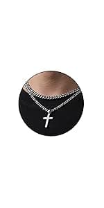 Zocomi To My Son Dad Brother Husband Grandson Grandpa Boyfriend Man Dog Tag Cross Necklace Christian American Flag Birthday Graduation Gifts Jewelry for Men Boys