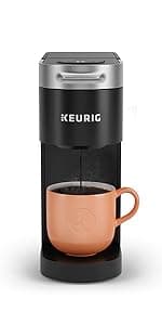 Keurig K-Slim Single Serve K-Cup Pod Coffee Maker, Multistream Technology, 3 Brew Sizes, Slim and Sleek Design, 46oz Removable Reservoir, Black