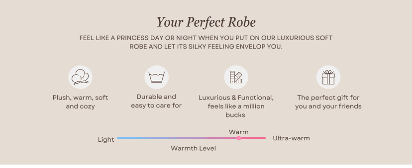 Turquaz Plush Robes For Women, Soft Warm Fleece Bathrobe for Women