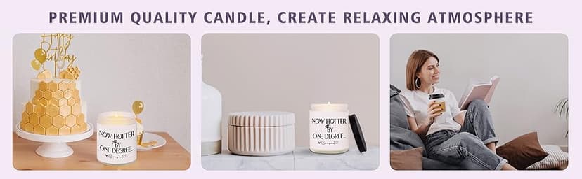 Graduation Gifts for Women, Her- Handmade Lavender Natural Soy Wax Candle (7oz)- 2025 College, Phd, Masters Degree Graduation Gifts for Him