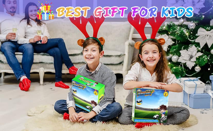 HopeRock Hover Soccer Ball Toys for 3-12 Year Old Boys Girls, Indoor and Outdoor Creative Toys for Toddlers with Foam Bumper, Birthday Gifts for 3 4 5 6 7 8+ Year Old Children's