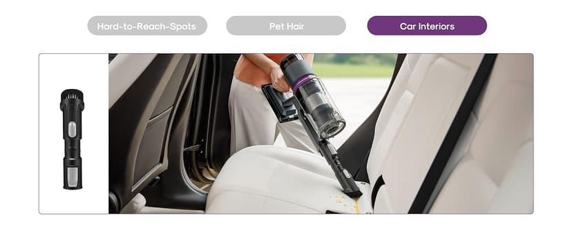 Eureka Cordless Vacuum Cleaner Lightweight, Stick Vacuum Rechargeable for Hardwood, Pet Hair, Black, ReactiClean 410