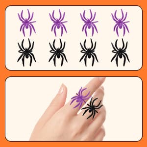 306 PCS Halloween Party Favors Bulk, Halloween Goodie Bags Fillers for Trick or Treat, Stocking Stuffers, Halloween Treats Non Candy Carnival Treasure Box Classroom School Kids Adults Prizes Gifts