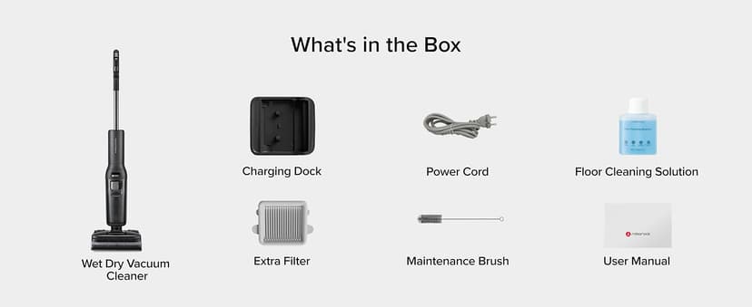 roborock F25 Ultra Steam Wet Dry Vacuum Cleaner, 356°F Steam Mop & 187°F Hot Water Cordless Vacuum Mop All in One, Floor Washer with Blue Light, 194°F Self-Cleaning, 180° Lay-Flat, AI Assitant Wheels