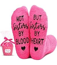 HAPPYPOP Bestie Gifts for Women - BFF Gifts, Best Friends Socks for Sisters Friends