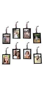 Klikel Family Tree Picture Frame Display with 10 Hanging Picture Photo Frames | Large 20 x 18 Metal Tree | 10 Ornamental 2x3 Frames