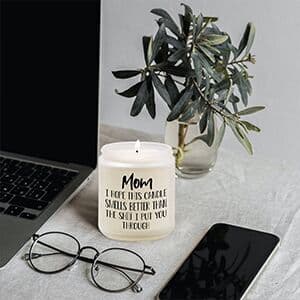 Gifts for Mom from Daughter Son, Mothers Day Birthday Christmas Thanksgiving Gifts for Mom,Stepmother Adoptive Mother, Lavender Scented Candle