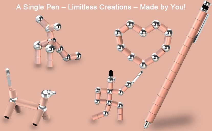 Fidget Gel Pen Teens Girls Gifts Idea - Cool Gadget for 13+ Year Old Girls Birthday Christmas Stocking Stuffer Graduation Back to School Valentine Gift, Fun Decompression Pen for Writing & Fidgeting