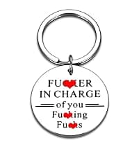 STUNFASSOO Boss Day Gifts for Women Men, Funny Boss Gifts Keychain, Office Gag Gifts for Bosses