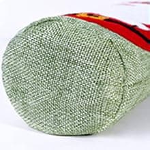 4pcs Christmas Wine Bottle Bags Burlap Wine Bottle Gift Bags with Drawstring, Reusable Santa Claus, Snowman & Reindeer Drawstring Covers for Xmas New Year Party Table Decoration