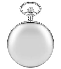 Fathers Personalized Engraved Pocket Watch, Engraved Dad, Grandpa for Father and Grandpa,Men's Pocket Watch with Chain