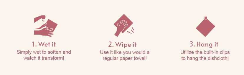 Swedish Dishcloths for Kitchen, 8 Pack Reusable Paper Towels with Clips, Non-Scratch Swedish Kitchen Towels, Super Absorbent Cellulose Sponge Cloths, Dishwasher Safe, No Odor