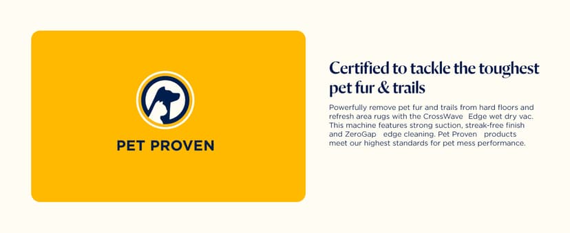 Bissell CrossWave Edge, Multi-Surface Hard Floor Cleaner Wet Dry Vacuum with Zero-Gap Edge Technology, 4111A