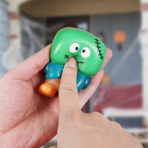 New 6 Packs-Halloween Squishies Toys Slow Rising Party Favors:Pumpkin,Zombie,Black Cat,Mummy,Vampire,Ghost Halloween Treat Bag Classroom Prizes,Stress Relief Toys for Kids Toddlers Gift