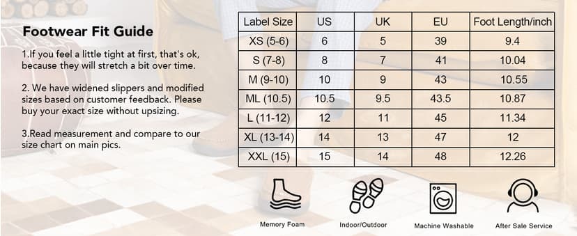 Zigzagger Men's Slip On Moccasin Slippers, Indoor/Outdoor Warm Fuzzy Comfy House Shoes, Fluffy Wide Loafer Slippers