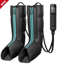 CINCOM Leg Massager for Circulation and Pain Relief, Air Compression Calf Massager with 2 Modes 3 Intensities Helpful for RLS Edema and Muscles Relaxation Gifts