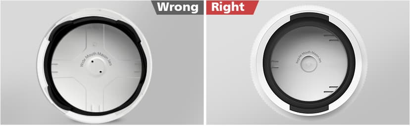 Electric Mason Jar Vacuum Sealer Kit for Wide Mouth and Regular Mouth Mason Jar - White