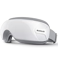 Nekteck Shiatsu Neck Massager for Pain Relief Deep Tissue with Heat, 3D Kneading Massage Pillow Back Shoulder Massagerfor Body Muscle, Plug-in Use for Home Office Car, Gifts for Mom Dad Him Her