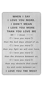 TANWIH I Choose You Wallet Card for Him, Wedding Gifts for Groom from Bride, Fiance Gifts for Him, To My Husband On Our Wedding Day, I Love You Card for Men, Engagement, Valentines Day