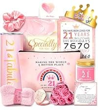 Sweet 16 Birthday Party Decorations for Girls, Sweet 16 Sash and Tiara, Cake Toppers, Number Candles and Balloons, 16th Birthday Gifts for Girls