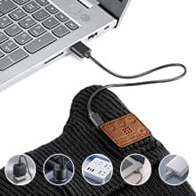 Bluetooth Beanie with Light, Headlamp Hat with Headphones and Built-in Speaker Mic, Unique Christmas Gifts for Men Husband