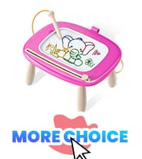 Toddlers Toys Ages 1-3, Magnetic Drawing Board, Doodle Board Pad Learning and Educational Toys for 18 Months Baby 1-3 Yr Kids Birthday Gifts - Blue